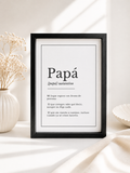 Cuadro definición "papá"