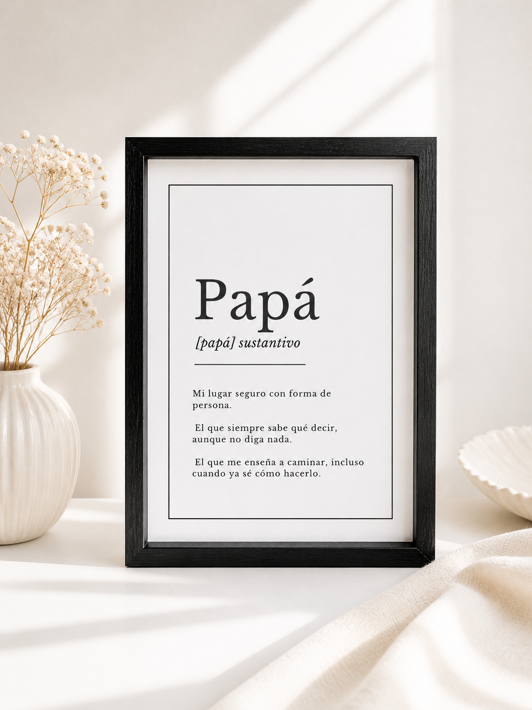 Cuadro definición "papá"